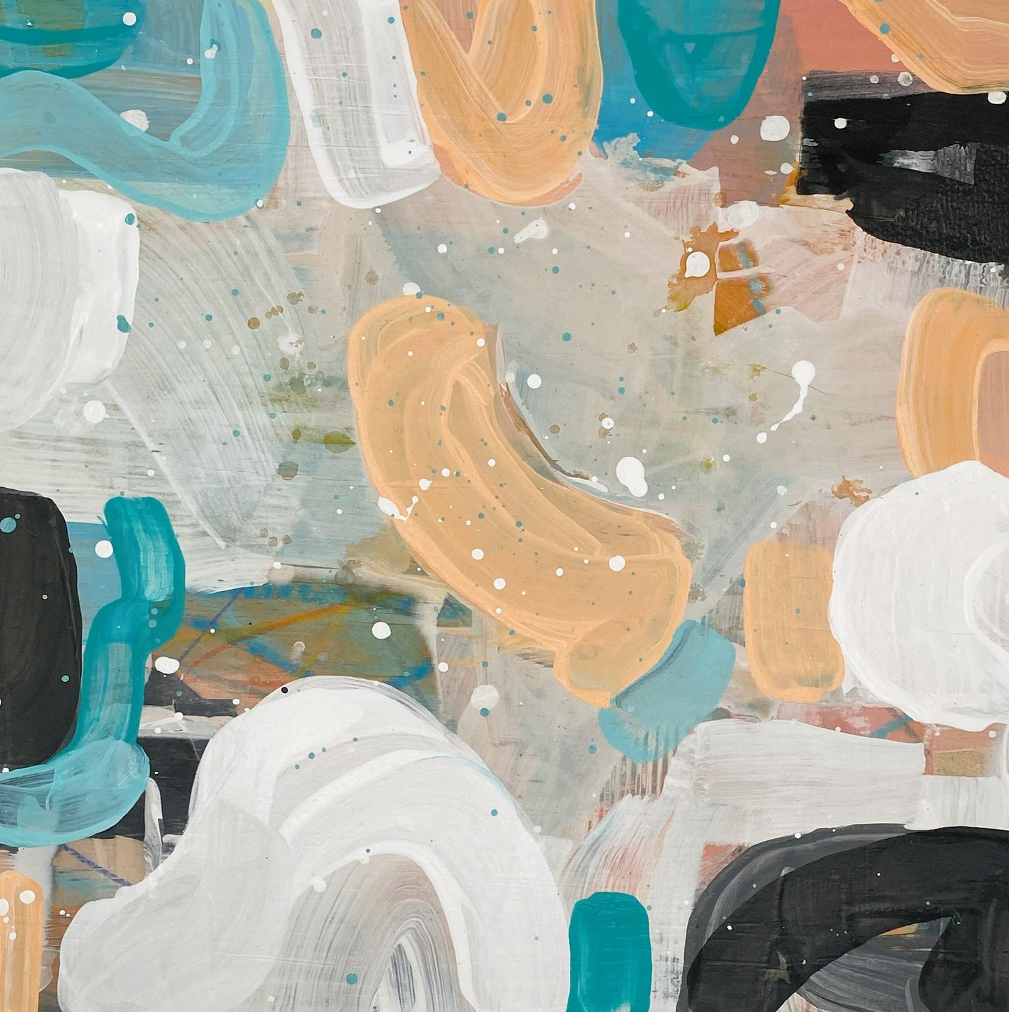 Amazonite with Aventurine and Obsidian - #3