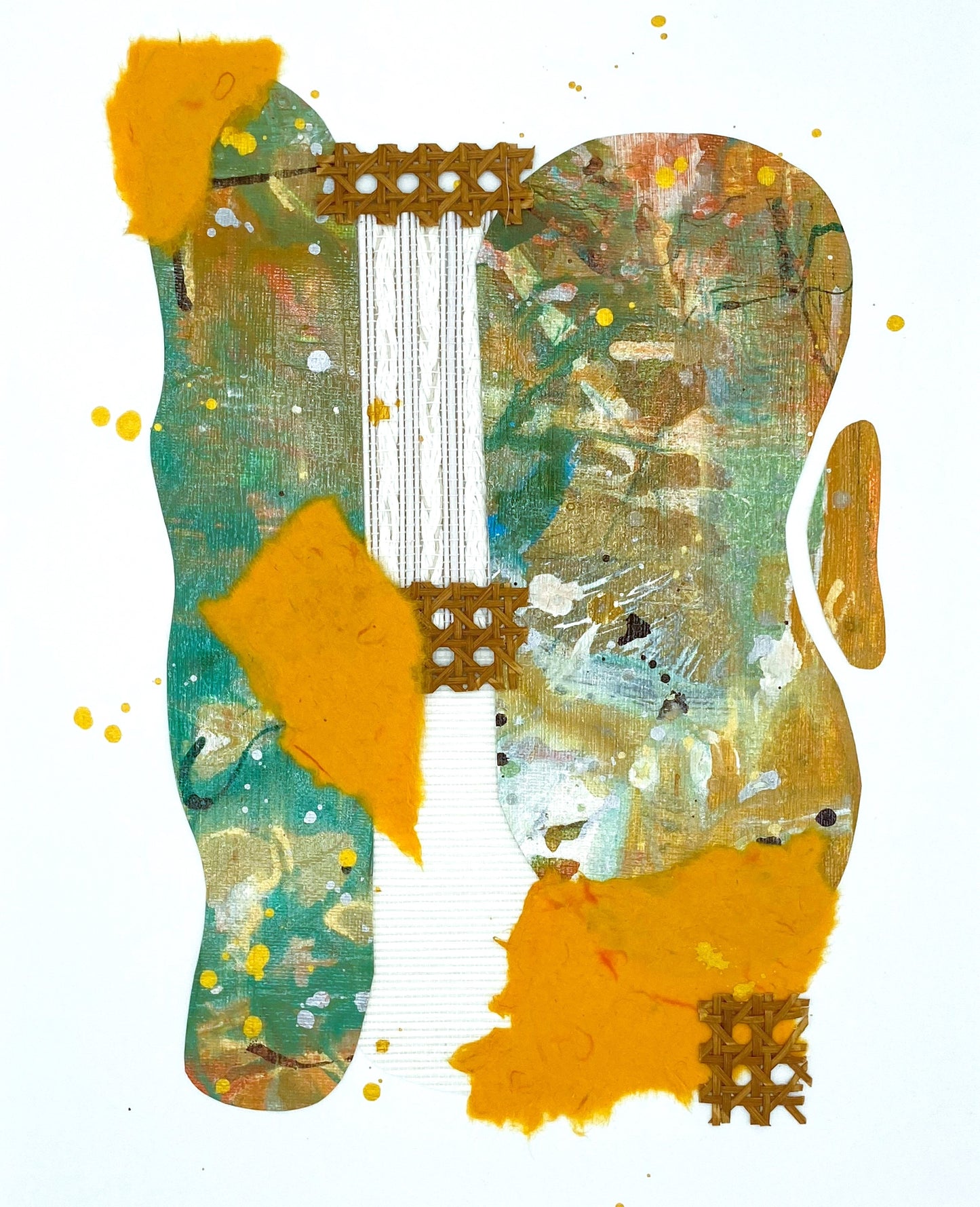 Creative Joy #4– Mixed-Media Collage, 11x14 inches